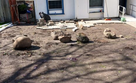 San Jose Front Yard Hardscape & Turf Installation