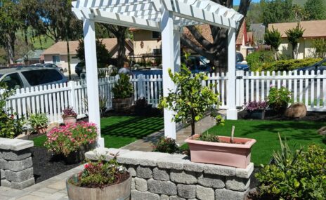 San Jose Front Yard Hardscape & Turf Installation