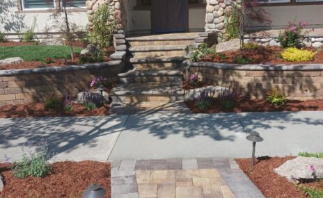 Livermore Front Yard Landscape Design & Water Feature Installation